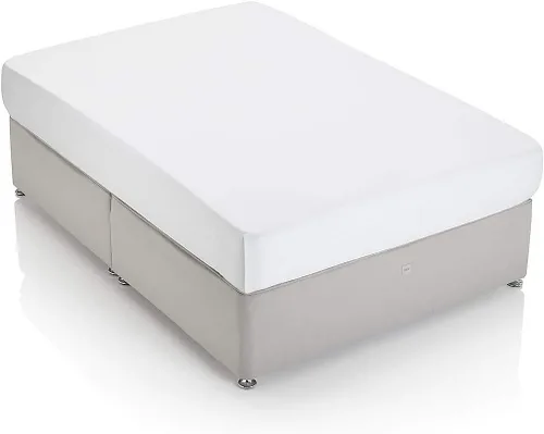 Miniatura 2 de Luxuriouse Collection - Sábana bajera ajustable totalmente elástica, 100% algodón egipcio, ajuste extra largo de hasta 15 pulgadas de profundidad