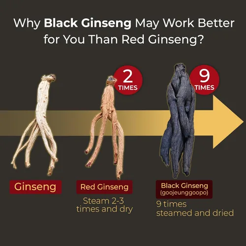 Miniatura 3 de GeumHeuk Extracto de ginseng negro coreano cada ginseng Plus. Bolsas de barra de 0.35 oz x 30. Apoyo inmunológico, refuerzo de energía, recuperación