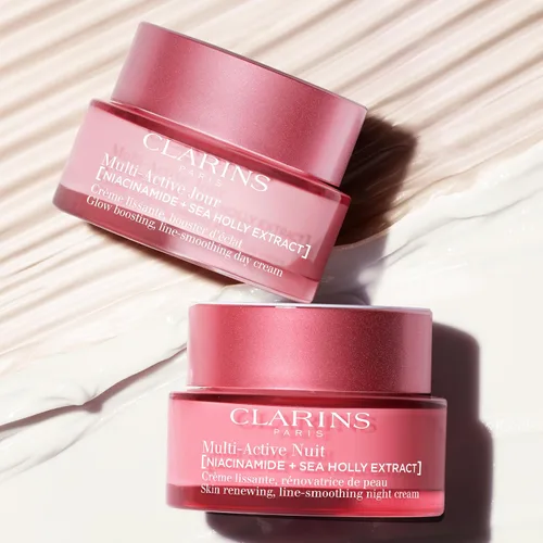 Miniatura 6 de Clarins Hidratante de día multiactivo con niacinamida Suaviza las líneas finas Aprieta visiblemente los poros Tono y textura uniformes