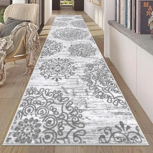 Miniatura 28 de HEBE Alfombra Pasillo 2'x10' Lavable Vintage Desgastada Alfombras de Área Antideslizante Alfombra de Lavandería Boho Alfombras de Piso para Pasillos