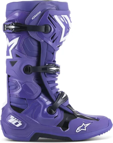 Alpinestars Tech 10 Botas de motocross (Ultravioleta/Negro, 11)
