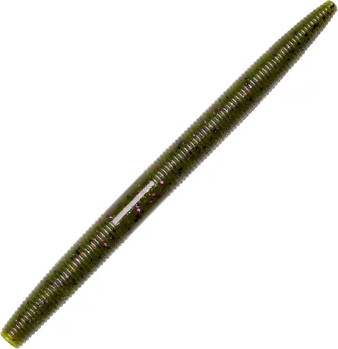 Miniatura 68 de Yum - Gusano de plástico blando Yum Dinger de 5 pulgadas, escamas azules y negras, 30