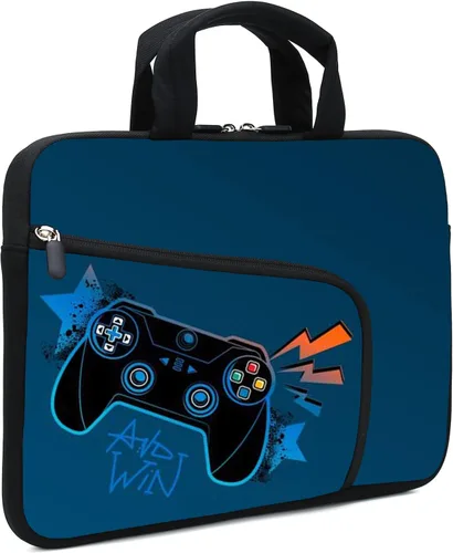 Miniatura 25 de Funda para portátil de 11.6" 12.2 pulgadas para Chromebook, Ultrabook, portátil, tableta de neopreno con asa para hombres y mujeres, dos bolsillos