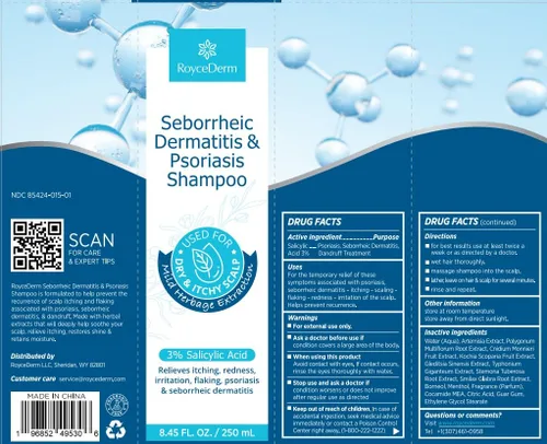 Miniatura 8 de Champú Roycederm para Psoriasis, Dermatitis Seborreica, Foliculitis, Caspa, Tratamiento para Psoriasis del Cuero Cabelludo y Dermatitis Seborreica
