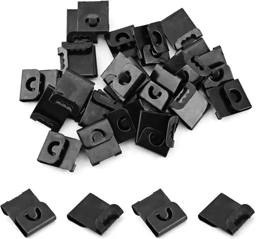 Miniatura 17 de MroMax Ganchos para colgar marcos de fotos, 0.012 in de grosor de metal en forma de S, clips para colgar fotos, 50 unidades 50 PZAS