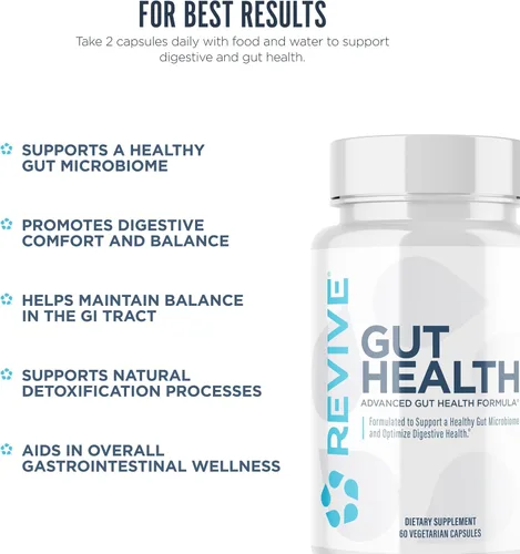 Miniatura 5 de Revive MD - Suplementos de salud intestinal para hombres y mujeres, fórmula diaria de reparación intestinal y apoyo para la salud digestiva