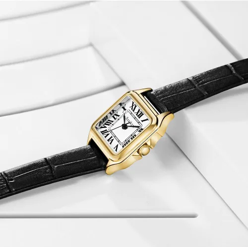 Miniatura 8 de Classic Relojes cuadrados de mujer con números romanos, de vestir, informal