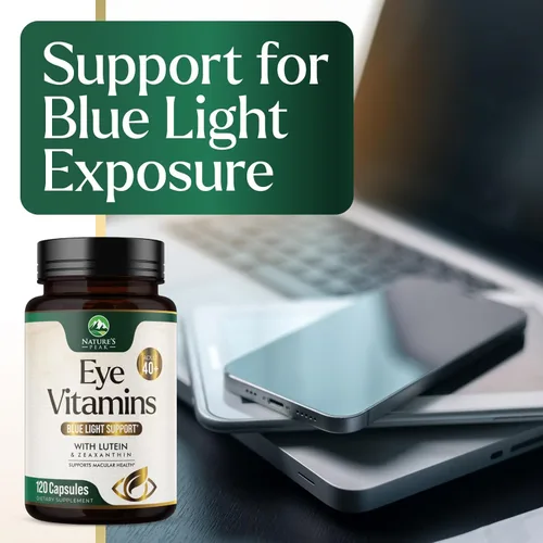 Miniatura 7 de Vitaminas para los ojos – Vitamina de salud ocular de 3 veces fuerza con luteína y zeaxantina – Visión Salud Macular y Ojos Secos Apoyo con Zinc