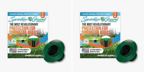 Miniatura 10 de GRASSHOLE Protector de cabeza de aspersor – Protector estilo rosquilla evita daños en la cortadora – 1 paquete – Plástico