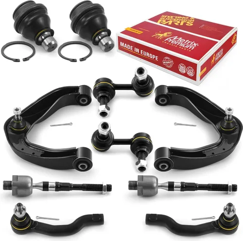 Miniatura 84 de Metrix Premium Chassis Parts - Kit de suspensión delantera de 10 piezas para BMW X5 2007-2013, BMW X6 2008-2014, reemplazo, fabricado en Europa