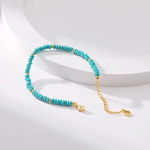 Miniatura 3 de Delicadas pulseras de oro para mujer, chapado en oro 18, ajustable, mal de ojo, mariposa, cuentas, perla, corazón, turquesa, hecha a mano para mujer