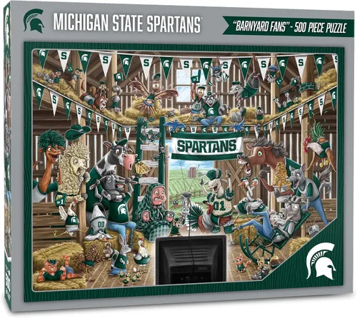 Miniatura 48 de YouTheFan NCAA Barnyard Fans - Rompecabezas de 500 piezas
