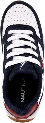 Miniatura 5 de Nautica Zapatos deportivos Oxford de moda casuales con cordones para niños y niños, cómodos zapatos para caminar