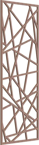 Miniatura 22 de Conway Paneles de pared decorativos de madera con calado, 9 3/8 pulgadas de ancho x 24 3/8 pulgadas de alto x 1/4 de alto, aliso