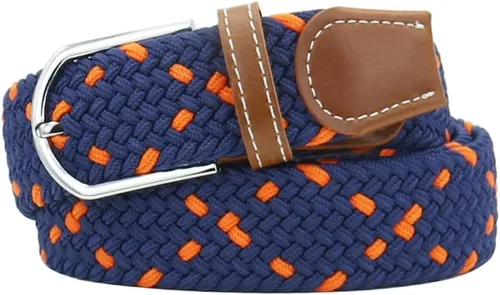 Miniatura 29 de Mixed Color Woven Stretch Braided Belts for Men and Women Fashion Elastic Belts
