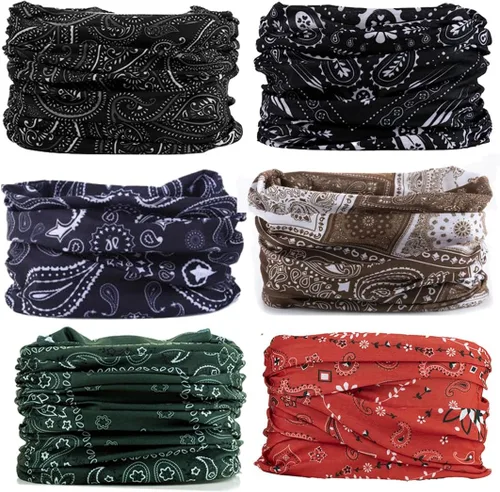 Polaina para el cuello, cubierta facial, máscara tipo bandana, bufanda, transpirable, resistente al sol y al polvo para ciclismo, correr, pesca,