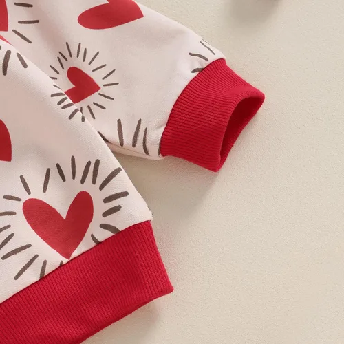 Miniatura 3 de Engofs Conjunto de sudadera de manga larga para bebé niño y niña, 2 piezas, sudadera de manga larga para otoño e invierno