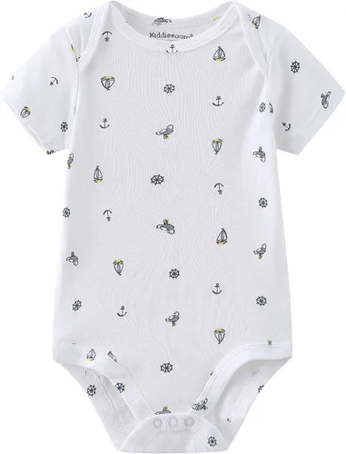 Miniatura 6 de Conjunto de canastilla para bebé, 9 piezas, conjunto de mamelucos y pantalones, conjunto de regalo unisex para bebé