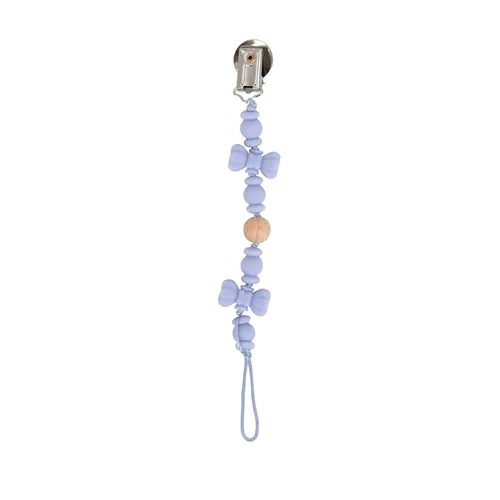 Miniatura 8 de Nuby Pacifinder Clip de silicona para chupete – Clip para chupete de bebé con práctico gancho – Bigote