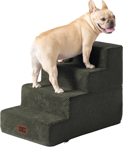 Miniatura 29 de EHEYCIGA Escaleras para perros pequeños de 13.5 pulgadas de alto, escalones para perros de 3 escalones para sofá y silla, escalones para mascotas