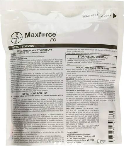 Miniatura 2 de Bayer - 4314726 - Max Force FC - Estaciones de cebo para hormigas - 24 estaciones, 1 bolsa