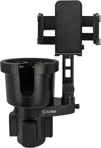 Miniatura 13 de Cellet Soporte de teléfono para portavasos de automóvil, soporte para teléfono, soporte universal ajustable compatible con Apple iPhone, Samsung