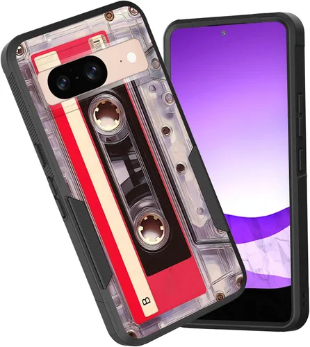 Miniatura 107 de Funda para Pixel 6A, funda híbrida de doble capa resistente a prueba de golpes de policarbonato duro de silicona suave TPU para Google Pixel 6A