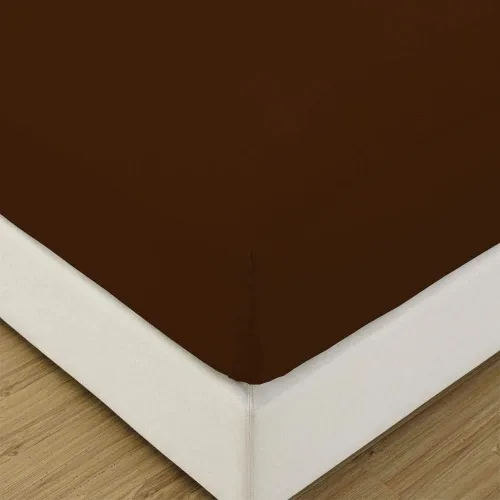 Miniatura 10 de Luxuriouse Collection - Sábana bajera ajustable totalmente elástica, 100% algodón egipcio, ajuste extra largo de hasta 15 pulgadas de profundidad