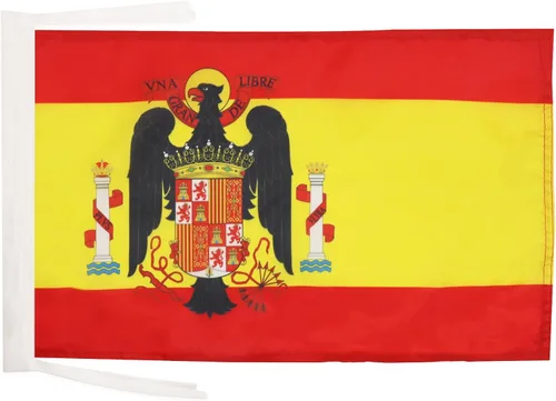 Miniatura 333 de Bandera de México AZ FLAG, 45.7 x 30.5 cm, con cordones - Pequeñas banderas mexicanas de 30 x 45 cm - Bandera de 45.7 x 30.5 cm