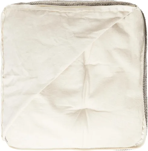 Miniatura 3 de REDEARTH · Puf acolchado otomano con relleno, textura de almacenamiento, cubo de bolsa de frijoles, reposapiés para sala de estar, dormitorio