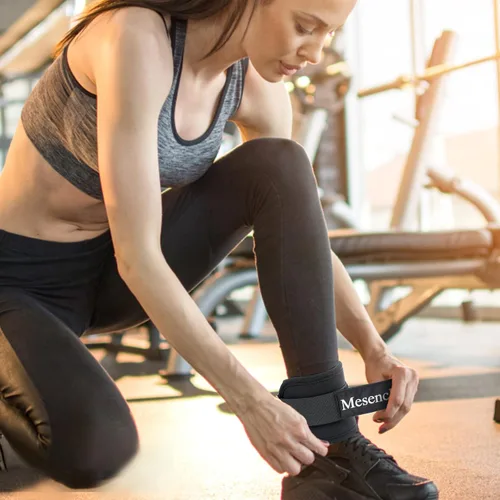 Miniatura 6 de Correas de tobillo para accesorios de máquina de cable, tobillera de gimnasio para patadas, entrenamientos de glúteos, ideal para extensiones