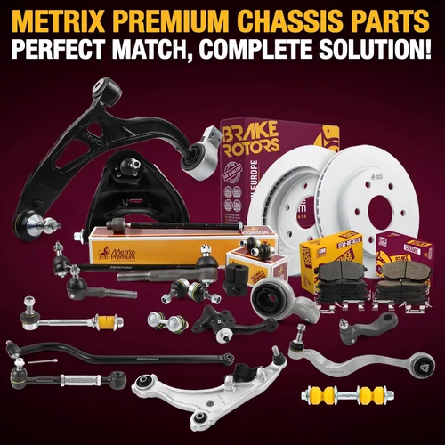 Miniatura 7 de Metrix Premium Chassis Parts - 4 piezas de brazo de control delantero inferior y barra estabilizadora delantera estabilizador final kit para 03-08