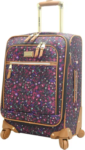 Steve Madden Designer Luggage Collection - Maleta ligera y expandible para hombres y mujeres, bolsa de transporte duradera de 20 pulgadas con ruedas