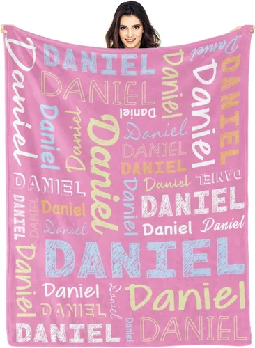 Manta personalizada con nombre para mascotas, perros, niños, adultos, mujeres y hombres, manta personalizada con nombre, manta de regalo para mamá,