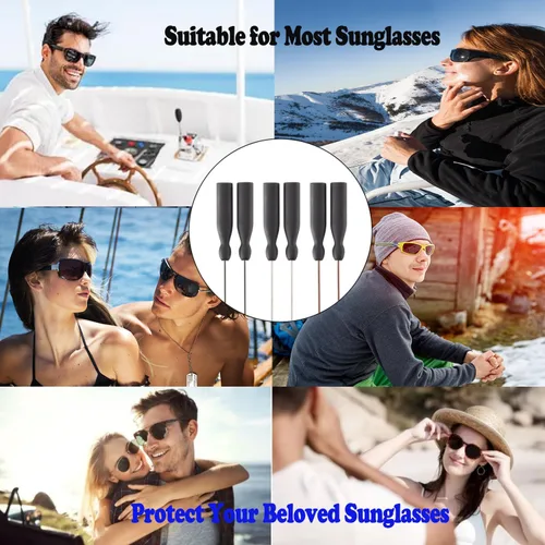 Miniatura 7 de Correas para Gafas - Correa para Gafas de Sol Retenedor de Anteojos Correas para Gafas Soporte de Cuerda para Anteojos Kit de Correa para Gafas de 3