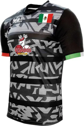 Miniatura 2 de Jersey México Venados de Mazatlán 100% Poliéster NegroGris_Hecho en México