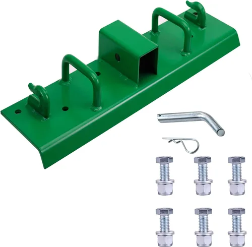 Miniatura 7 de Ganchos de Cubo de Tractor con Pernos de Enganche, Ganchos con Pernos Receptor de 2", Ganchos de Agarre Grado G70, Anillos en D Forjados, Pernos