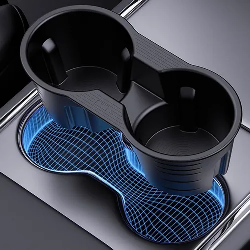Miniatura 7 de Inserto de silicona para portavasos de coche - negro - auto - portavasos - silicona y plástico - 7.244 in x 3.346 in