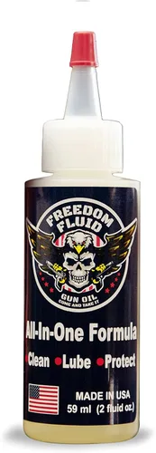 Freedom Fluid | Aceite de limpieza todo en uno | Fórmula probada por veteranos | Limpia, lubrica, protege (CLP) todas tus armas de fuego | Fabricado