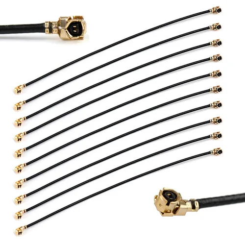 10 piezas IPX hembra a IPX U.FL hembra RF113 0.044 in IPX1 cable cable coleta - 3.9 in/3.9 pulgadas, ideal para transmisión de señal RF confiable