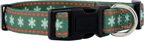 Miniatura 30 de Native Pup Collar de Perro con Bandera Americana - Rojo, Blanco y Azul - Collares Patrióticos para el 4 de Julio, EE.UU. - Ajustable para Perros