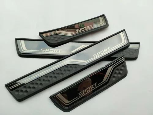 Miniatura 6 de Protector de entrada de puerta de automóvil, para Honda CR-V CRV 2017-2022, 4 unidades, acero inoxidable con ABS cubierta protectora para umbral