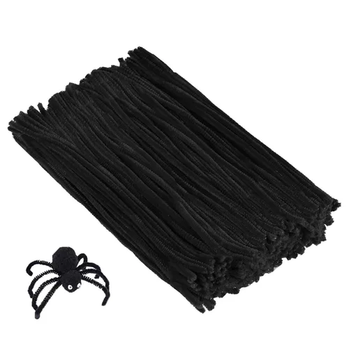 Cuttte Suministros de limpieza de pipas para manualidades, 300 piezas de tallos de felpilla para manualidades para niños, suministros de arte (0.236