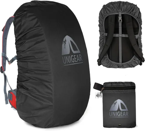 Unigear Cubierta para Mochila Resistente a la Lluvia Clasificación Impermeable 5000mm, Ultraportátil y Duradera con 2 Correas de Hebilla