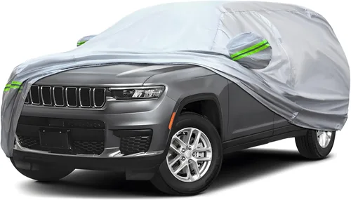 La funda completa de 6 capas para automóvil es impermeable para todo tipo de clima, universal en todas las estaciones, prevención de nieve, Tira