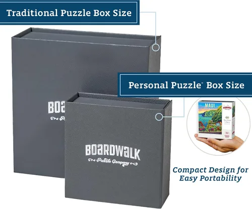 Miniatura 5 de Boardwalk Maui Road to Hana - Rompecabezas personal de 210 piezas, rompecabezas con caja premium, regalos hawaianos para adultos, 6 x 8 pulgadas