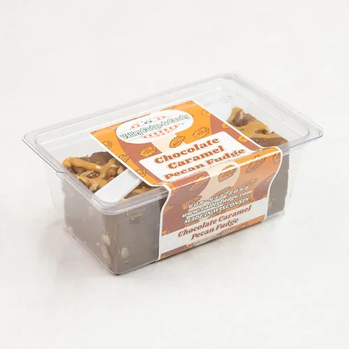 Miniatura 3 de Valley Fudge, Chocolate Caramelo Pecana, Fudge Artesanal Fresco, Mantequilla Verdadera, Dulce Gourmet, Paquete de Media Libra