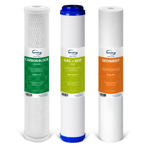 Miniatura 9 de iSpring Sistema de filtro de agua para toda la casa, altamente reduce hasta un 99% de cloro, sedimento, sabor, olor, sistema de filtración de agua
