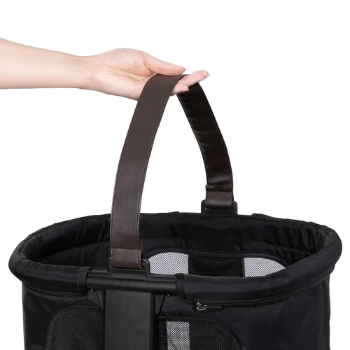 Miniatura 5 de Baby Trend - Cesta de almacenamiento modular para cochecito individual a doble Morph, negro (Dash Black)