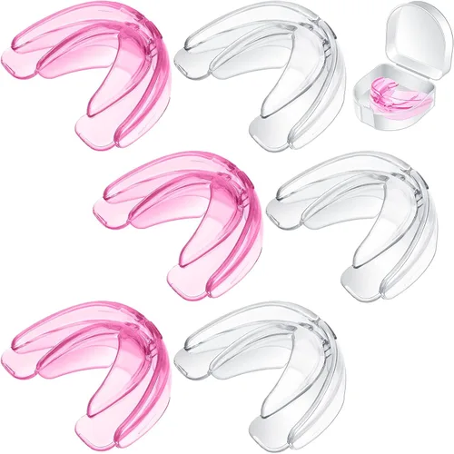 Miniatura 10 de TOODOO 6 piezas de tirantes protectores bucales deportivos para niños, doble fútbol juvenil, protectores bucales para boxeo, fútbol, hockey, karate